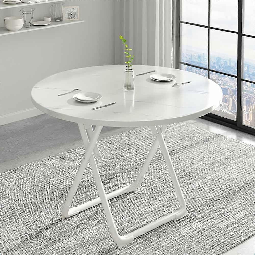 Foldable Round Dining Table For Small Spaces And Balcony  60/70/80x72 cm Portable Outdoor Table