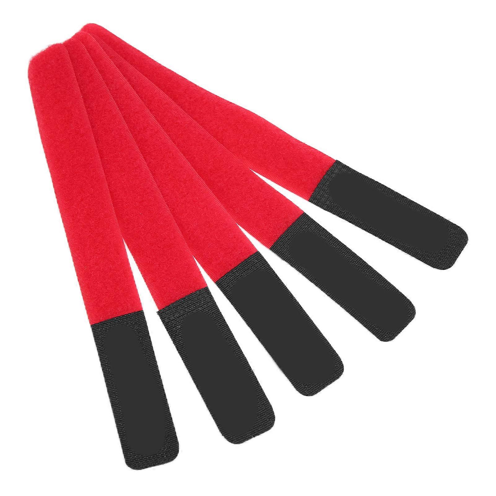 DUUTI 5PCS Bicycle Pump Straps Bike Securing Rack Band Adjustable Reusable for Binding Storage ArrangementRed 