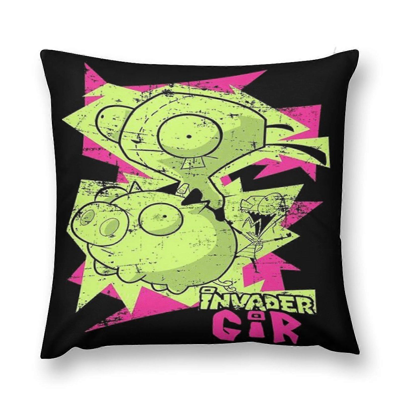 i392 Invader Zim Gir Plush Pillow Case Throw Multisize Ultra-comfortable Pillowcase Cushion Anti-fouling Protective Cases FFg392