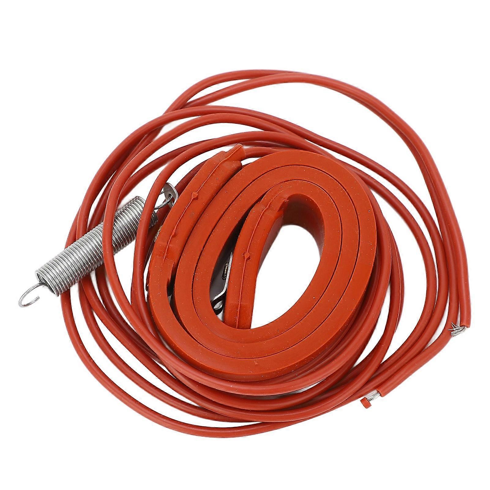 Pipe Heating Cable Heat Tape Heater 15mm Width 450mm Length 28W Self Regulating AC for Winter