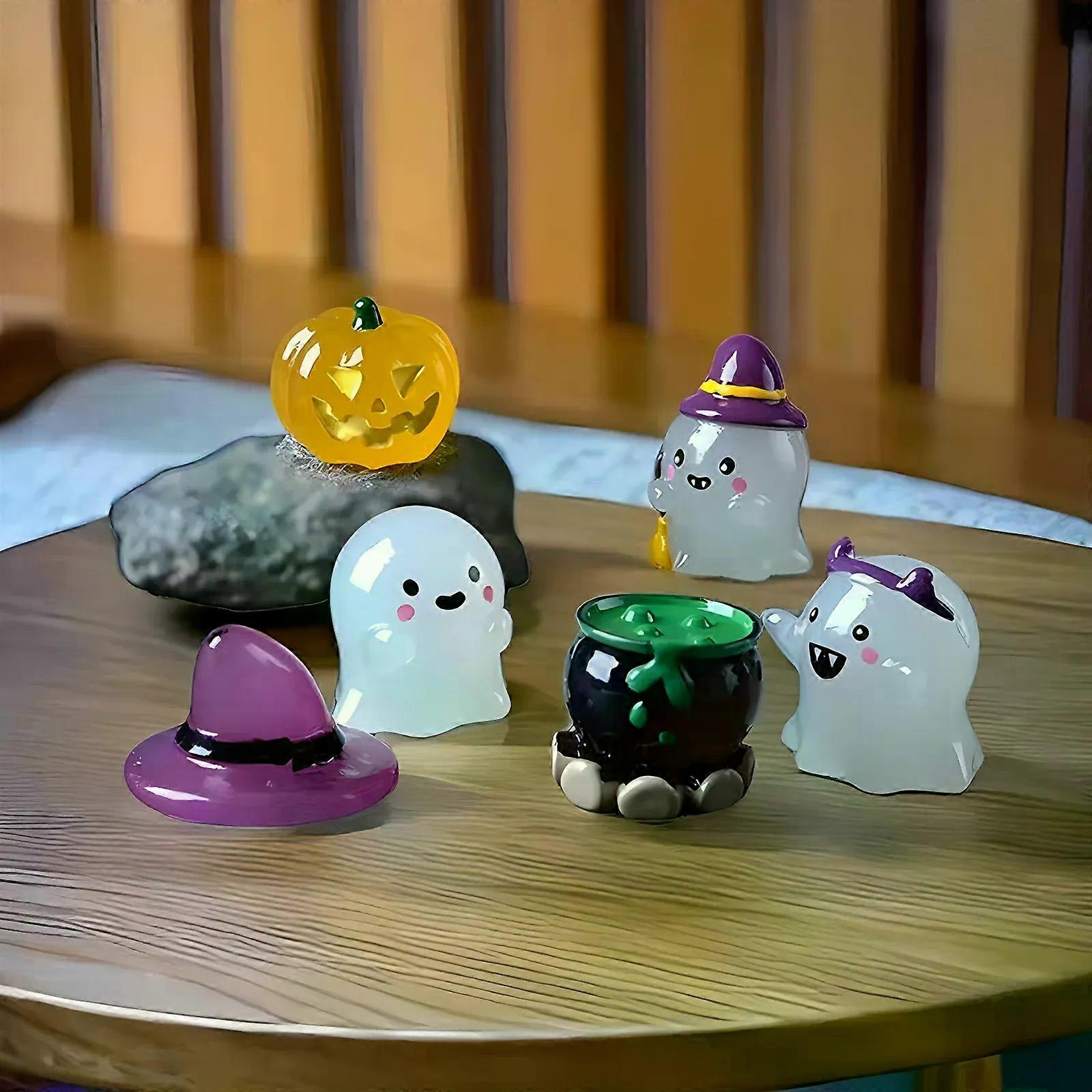 Light Up Your Halloween! 6PCS Multi-Purpose Glow Ornaments for Parties Home and Car Decor