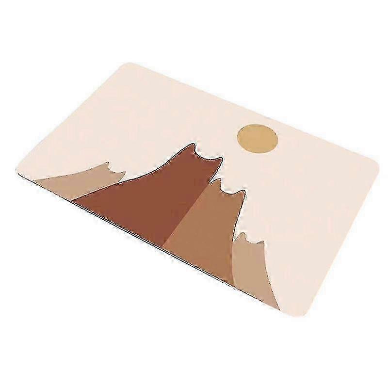 Bath Mat - Diatomaceous Earth Material, Soft & Quick Drying for Bathrooms & Kitchens