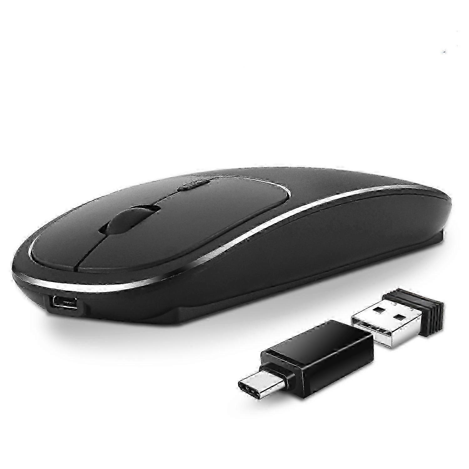New SilenClick Wireless Noiseless Optical Mouse: Silent Click Function & Smooth Navigation