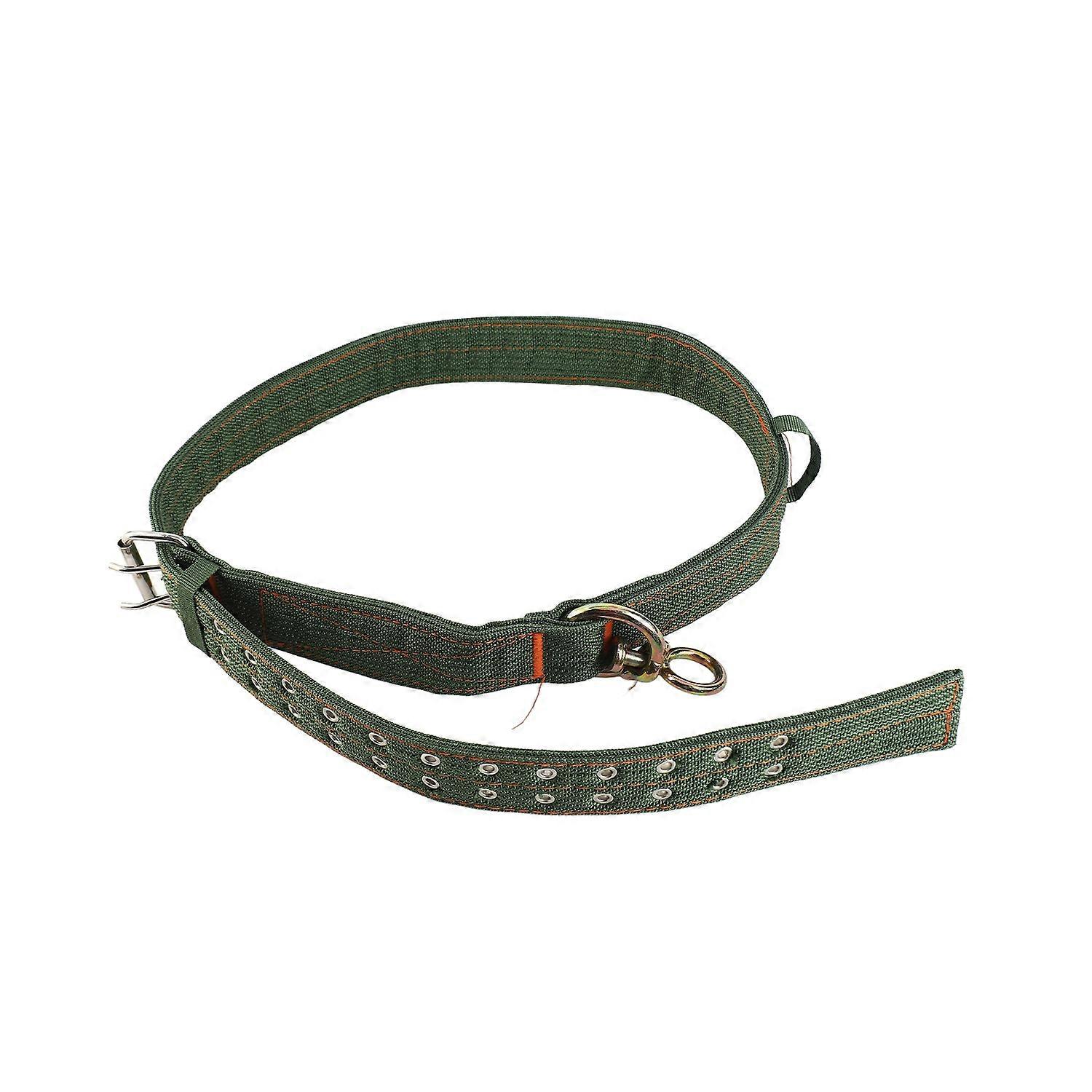 Cow Collar Adjustable 4 Layer Canvas Calf Collar with 2 Rows Metal Buckle for Horse Sheep Cattle Dog