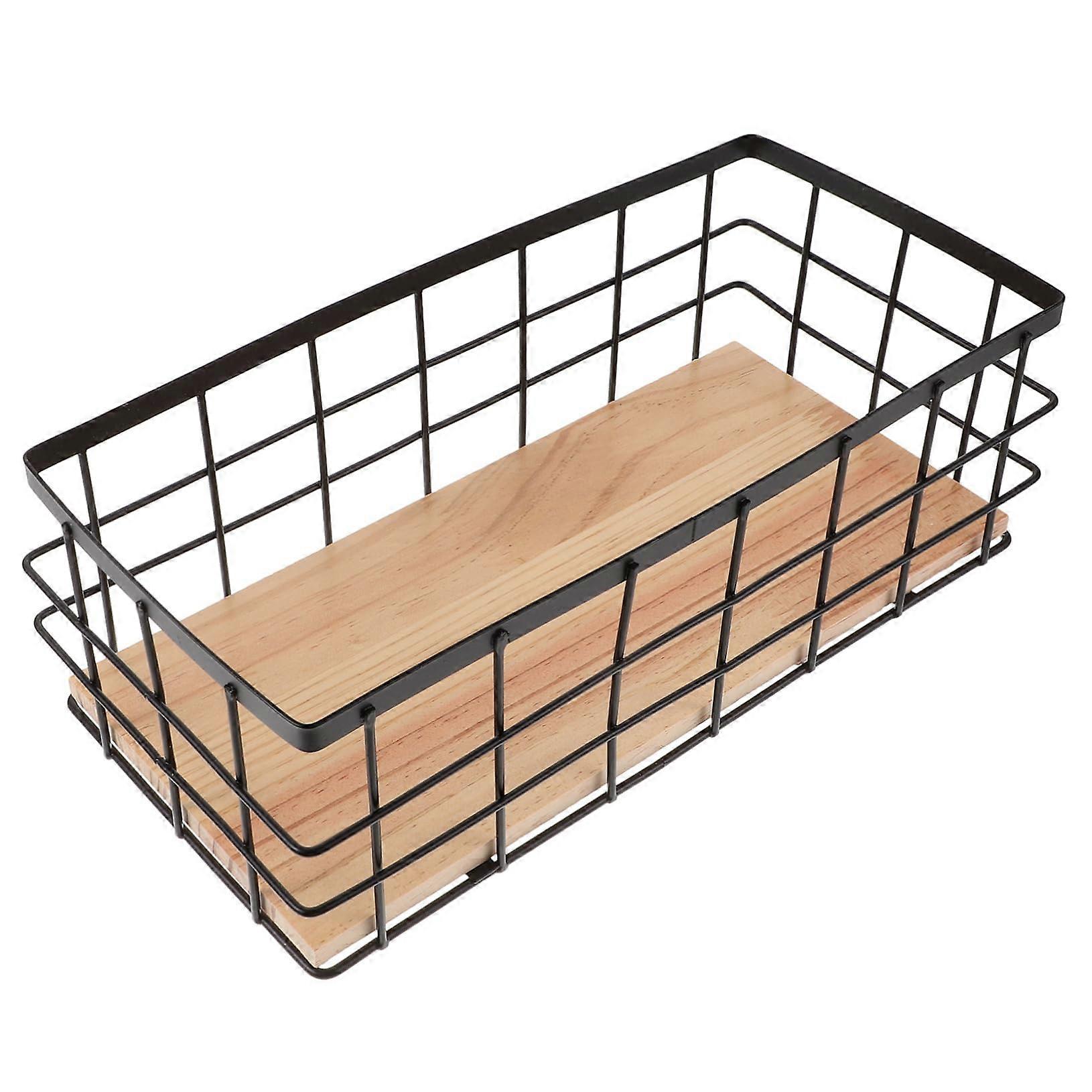 Bathroom Shelf WallMounted Shower Rack Metal Storage Baskets for Bathroom Organization