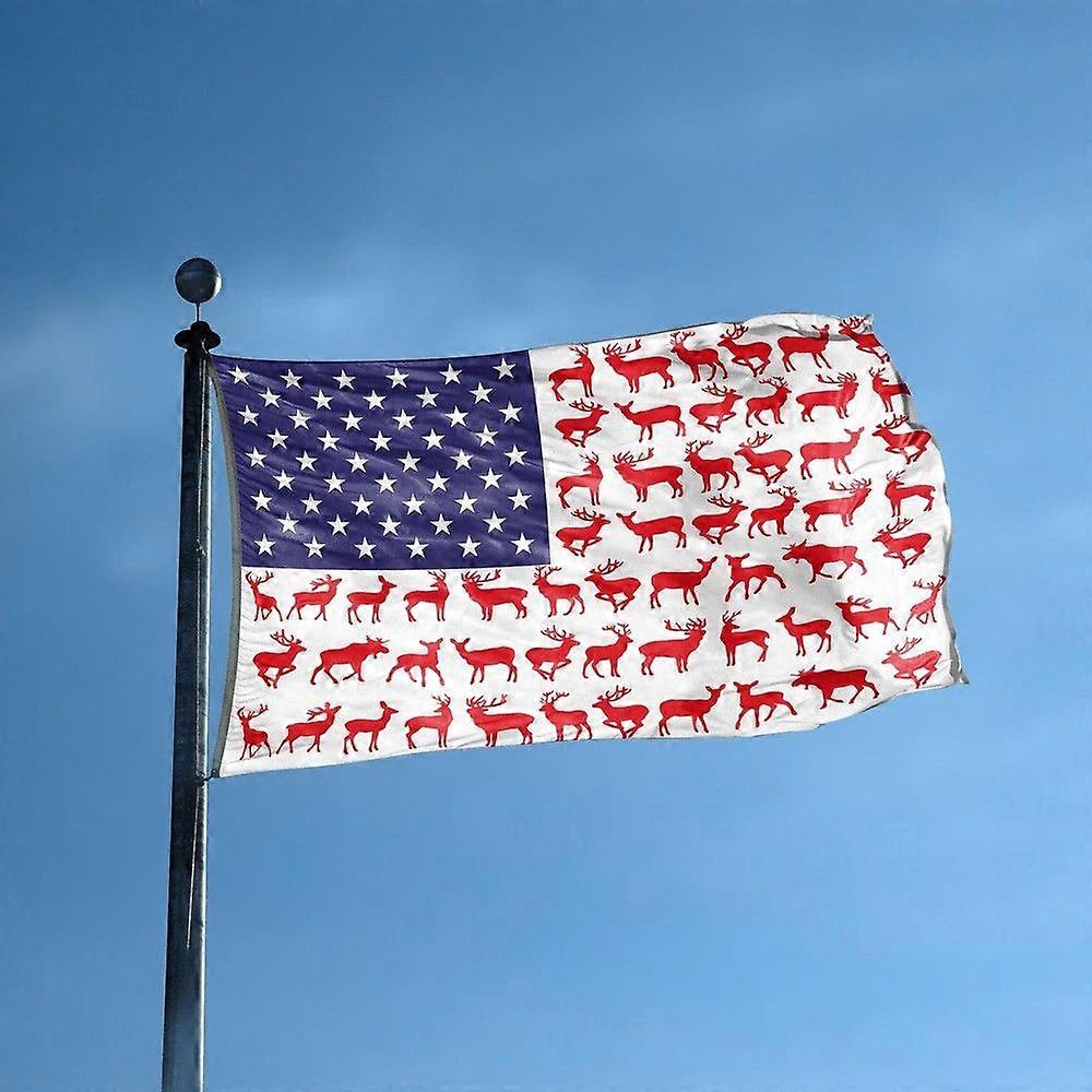 Hjortstriper Amerikansk flagg