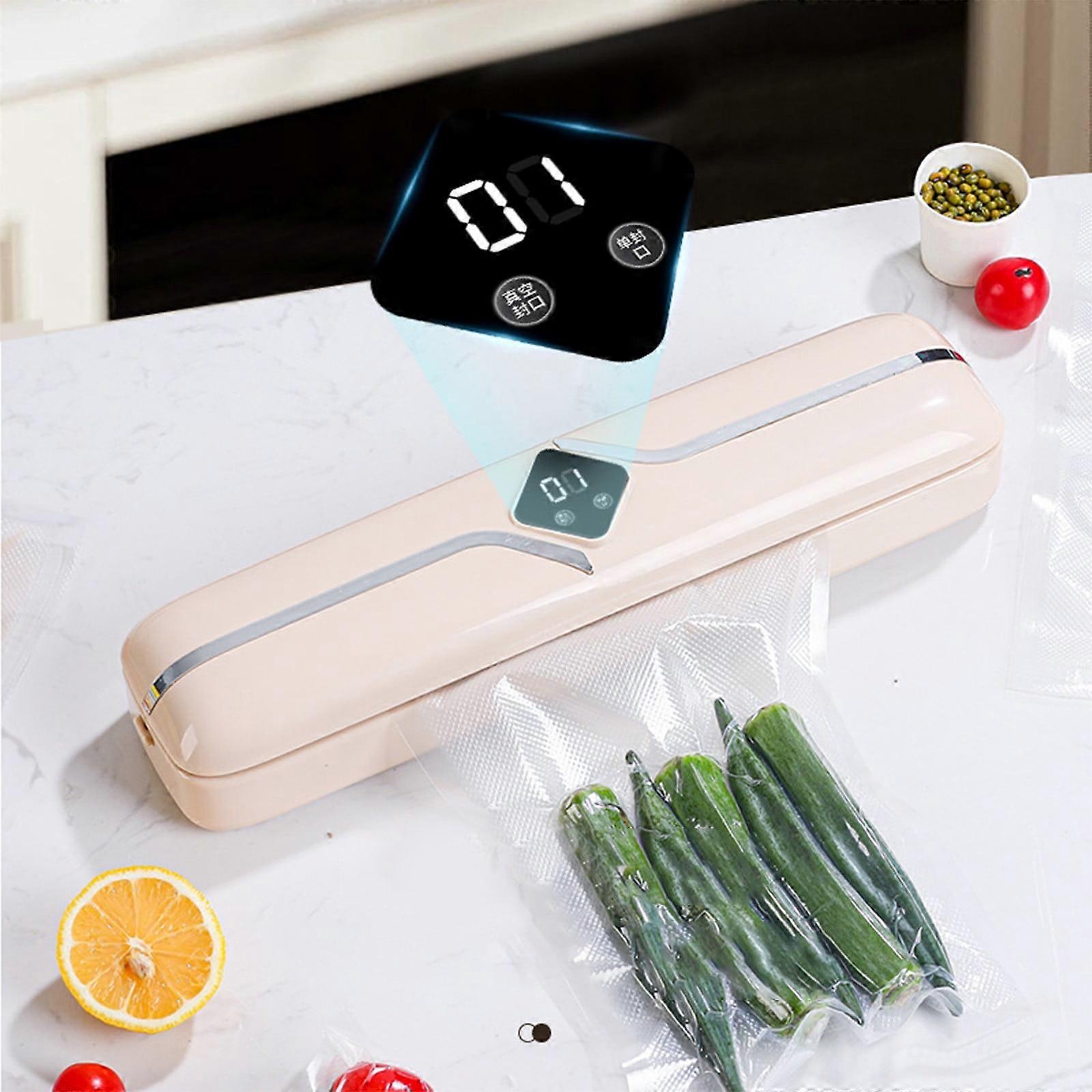 Viflosae Vacuum Sealer Machine, Multi-Functional Food Sealer with Dry & Moist Modes, Easy Clean, LED Lights, Compatible with Kitchen Use