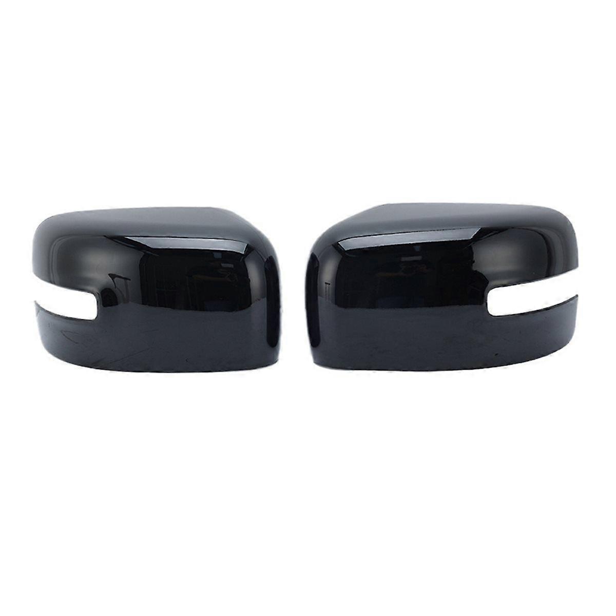 Gloss Black Side with Light Rearview Mirror Covers for BU 2015 2016-2022
