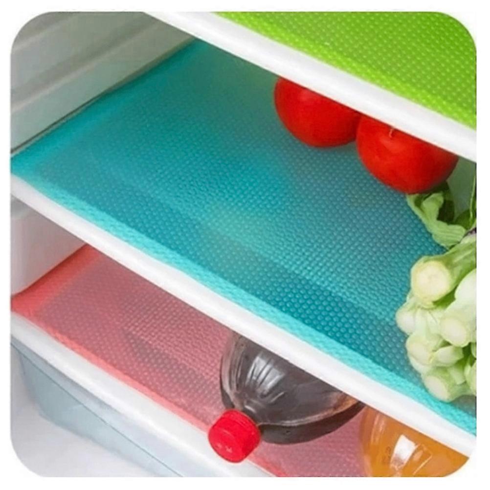 Refrigerator Pad for Moisture Protection 6Pcs Colorful Mat