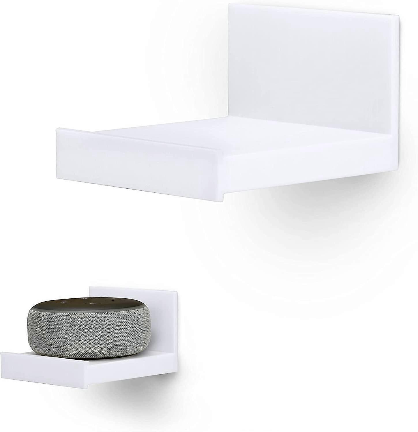 Screwless 4" Universal Shelf for Cloud Security Camera, Baby Monitor, Small Speakers, Electronics & More, No