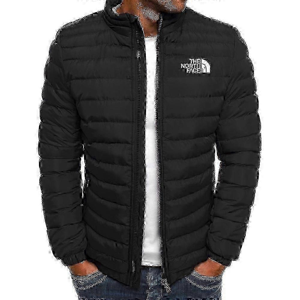 Höst Vinter Herr Dunjacka Bomull Mjuka Man Dunjackor Fritids Herrkläder Kappa