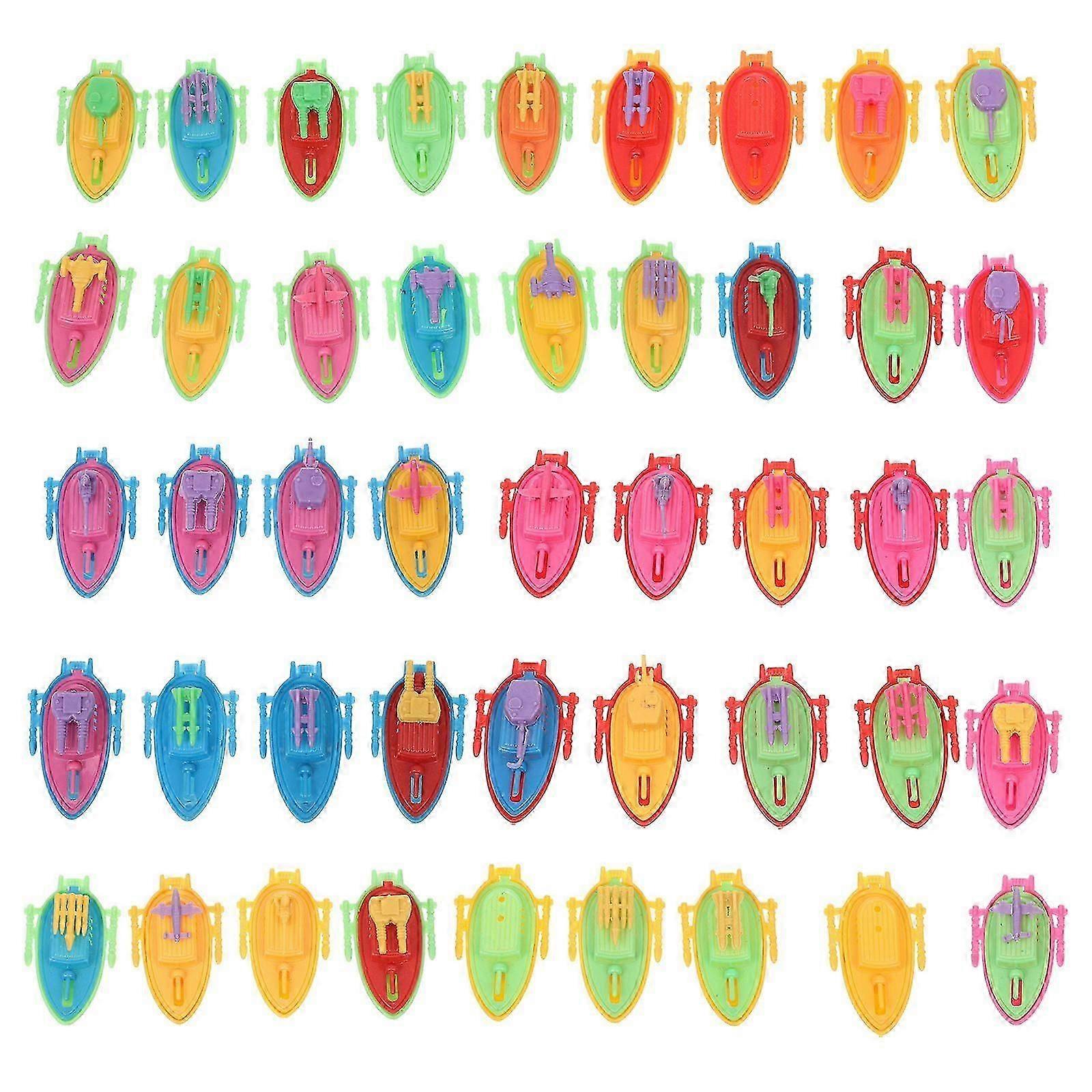 50 قطع الأطفال القوارب نماذج قوارب اللعب قوارب بلاستيكية اللعب لعب الأطفال