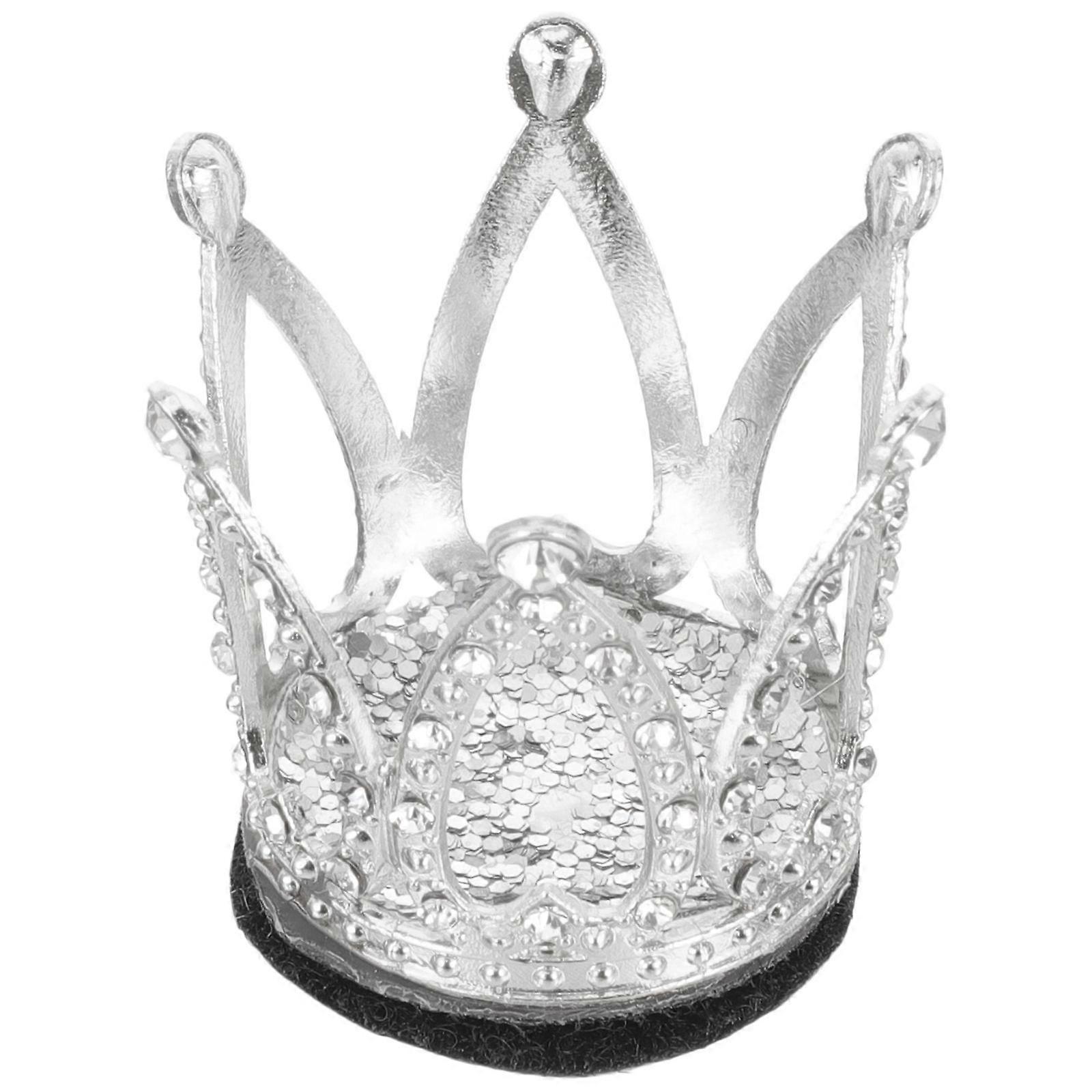 Decoration Accessory 3Pcs Silver Rhinestone for Women