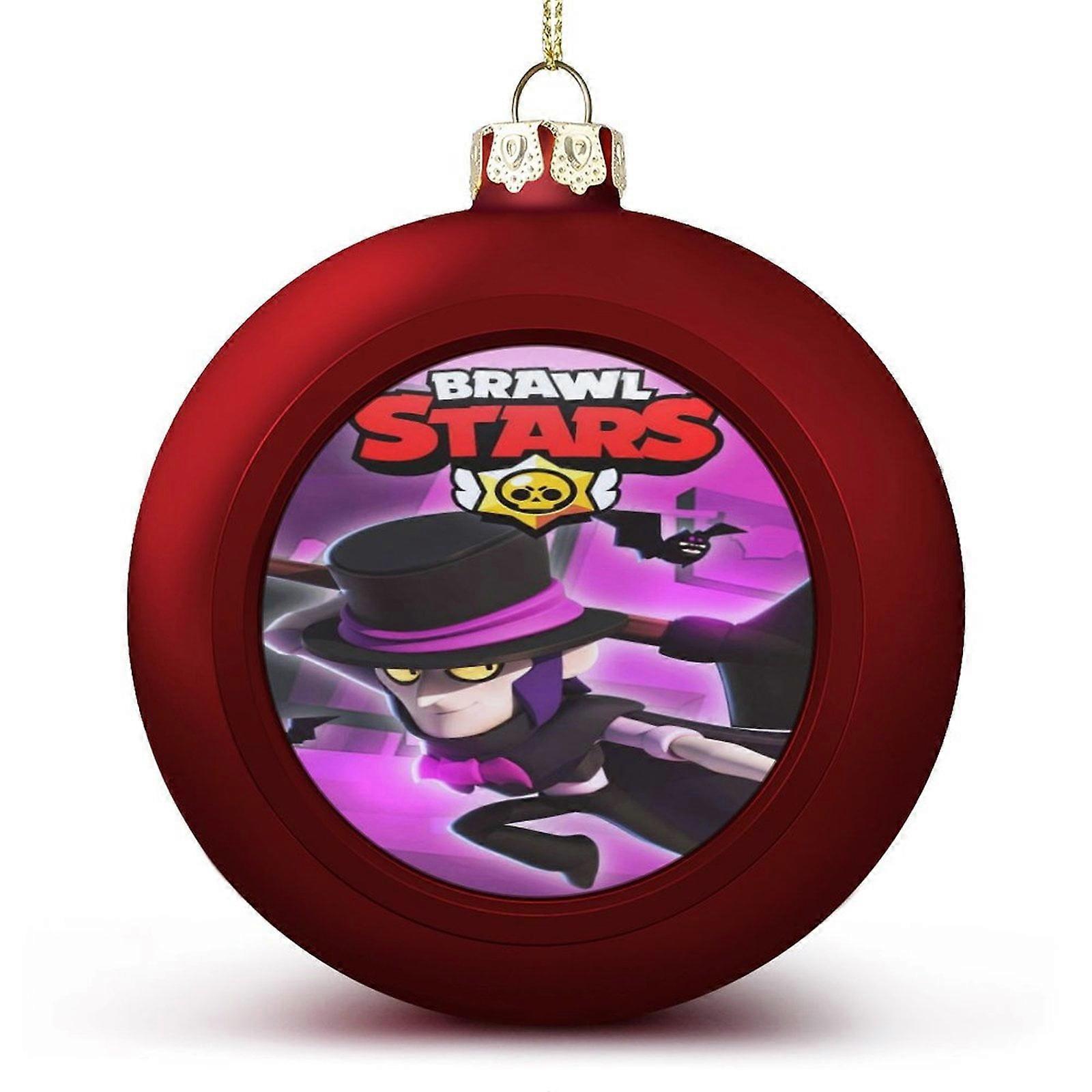 Karácsonyi labdák Brawl Stars karácsonyi függő csepp dekoráció karácsonyfa díszek