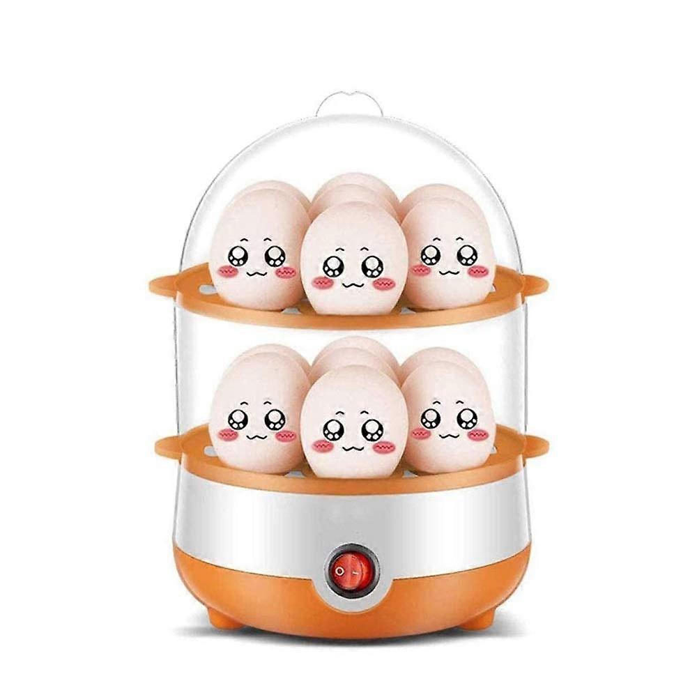 Rapid Egg Cooker Large Capacity Electric Egg Boiler with Auto Shut Off and Multi Function Steaming