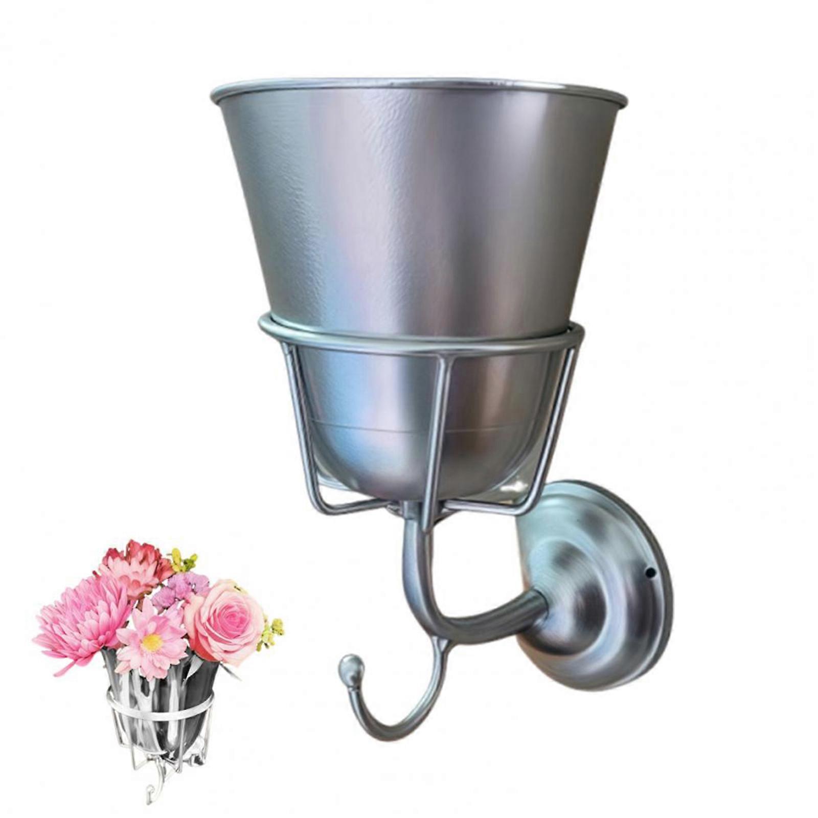 Multi-Function Wall Mounted Container Vase Hanging Organizer Garden Wall Vase