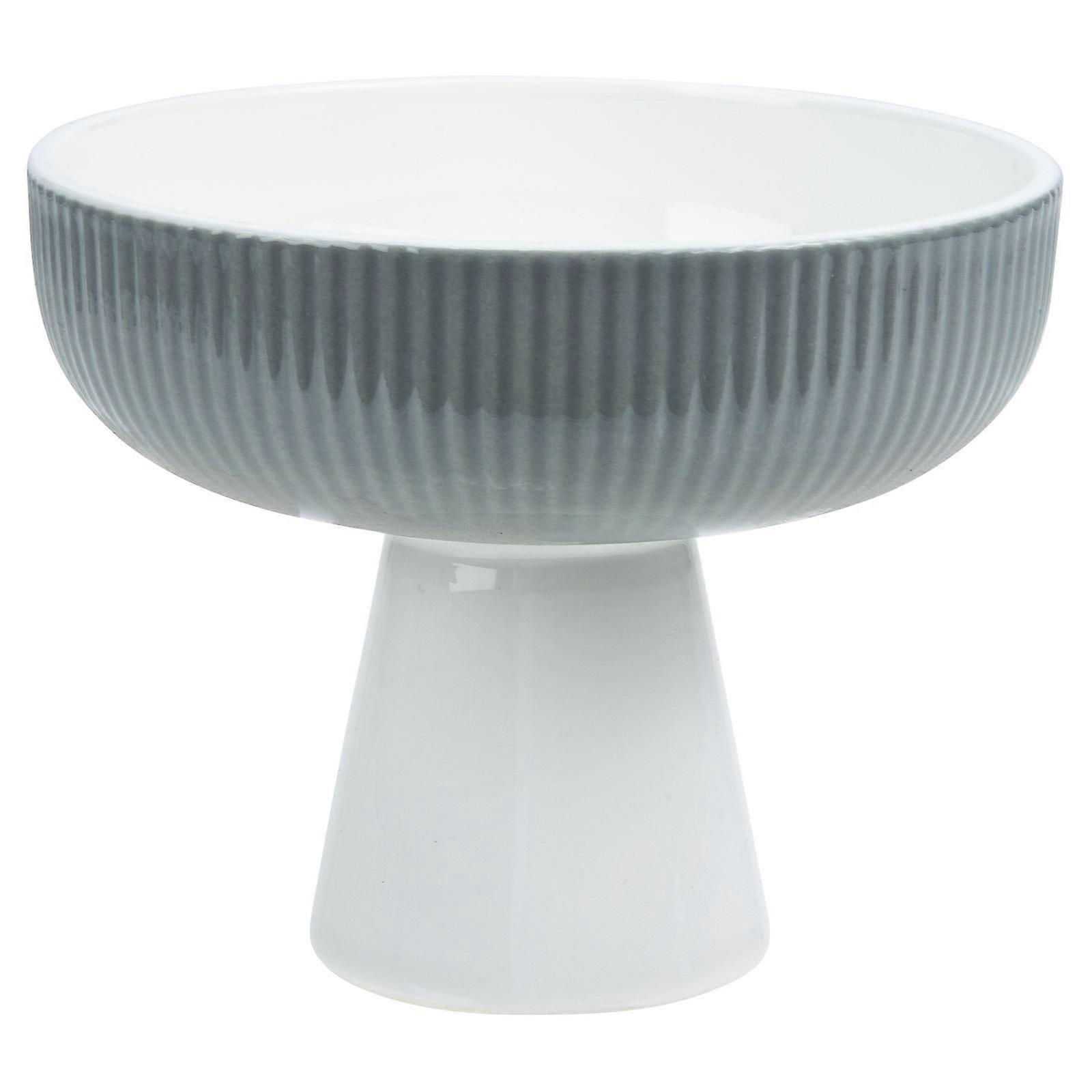 White Ceramic Ice Cream Serving Bowl for Storage 4Pcs Retro Design