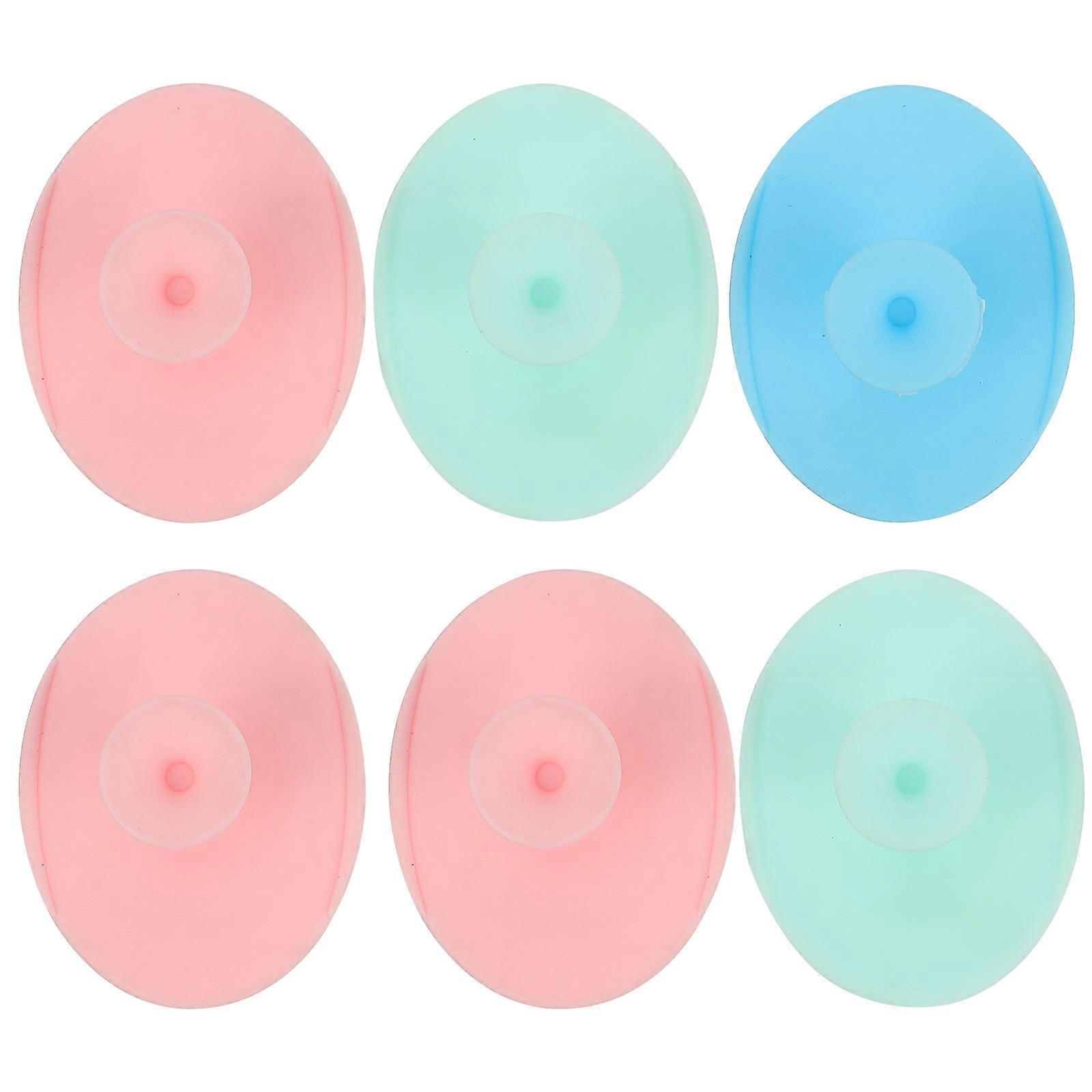 Assorted Color Facial Cleansing Brush for Deep Cleaning 6Pcs Pack