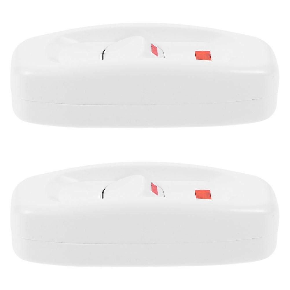 2pcs 10A 250V Inline On Off Switch White Light Switch Table Lamp Switch Inline Cord Switch for Bedrooms Dining Rooms Living Rooms Light Switch