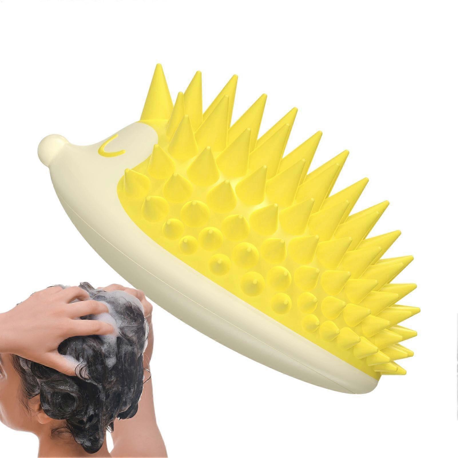 Scalp Massager Shampoo Brush with Soft Silicone Bristles for Dandruff Removal and Hair Growth Ref: 5786