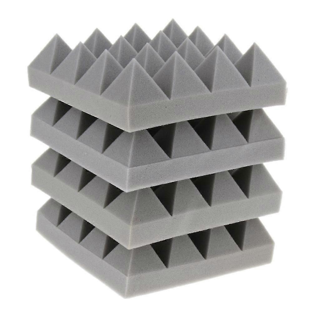 Piece Soundproof Acoustic Foam Panel Gray Soundproof Panel  Edition 1218