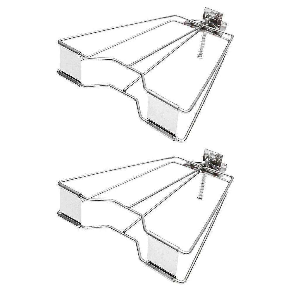 Chicken Grill Basket for Grilling 2Pcs Silver Durable Bbq Clips