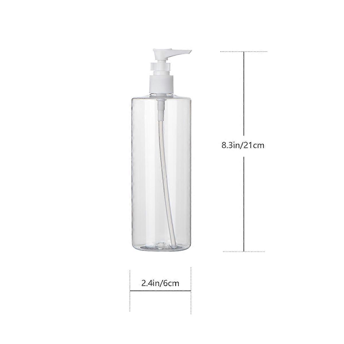 Bathroom Container Storage Bottle for Hand Washing 3Pcs Transparent Bottles