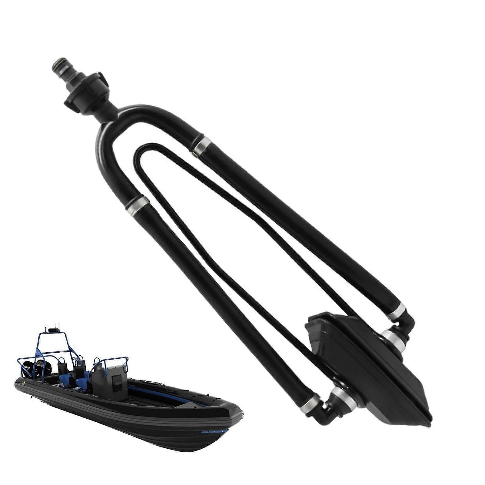 Boat Motor Flusher with Dual Water Line Flush and LeakProof Rectangular Cup for Outboard Engines