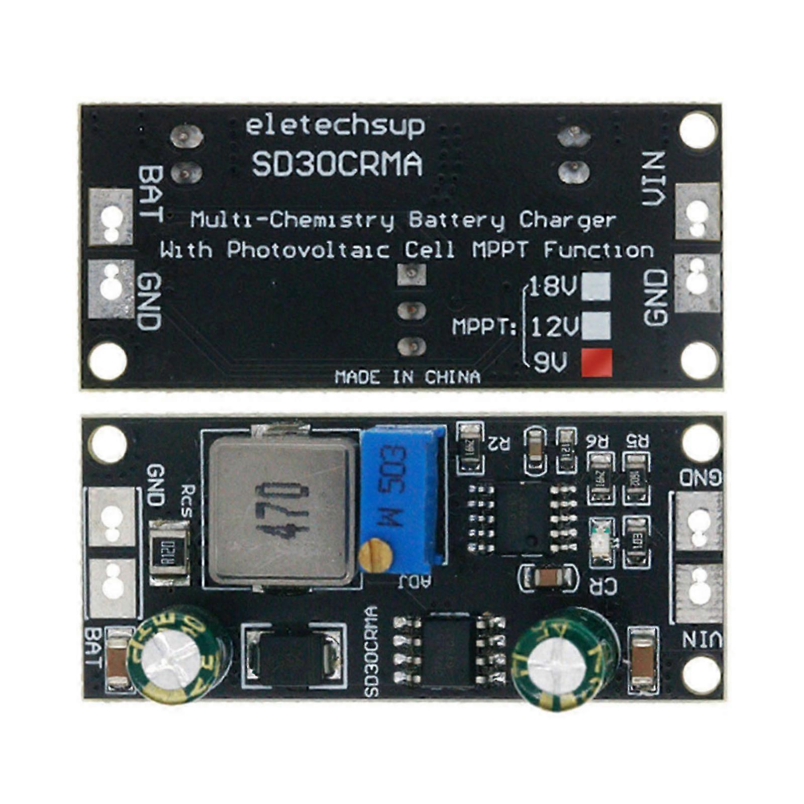SD30CRMA MPPT Charging Controller Module Adjustable voltages Output Solar System Compont for Home Outdoor Solar Solution 26s