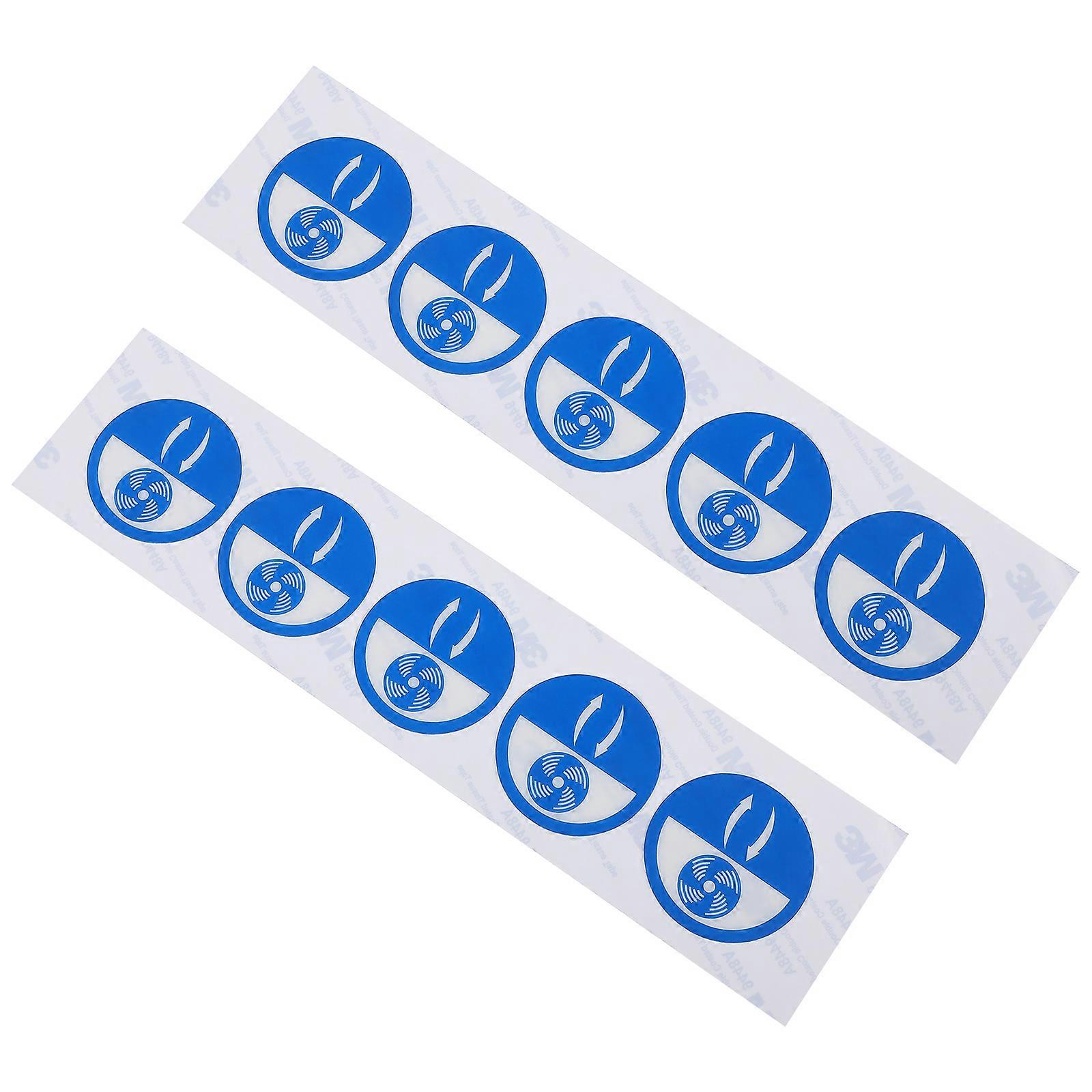 Equipment Vent Caution Sticker Machine Vent Warning Sticker 10Pcs