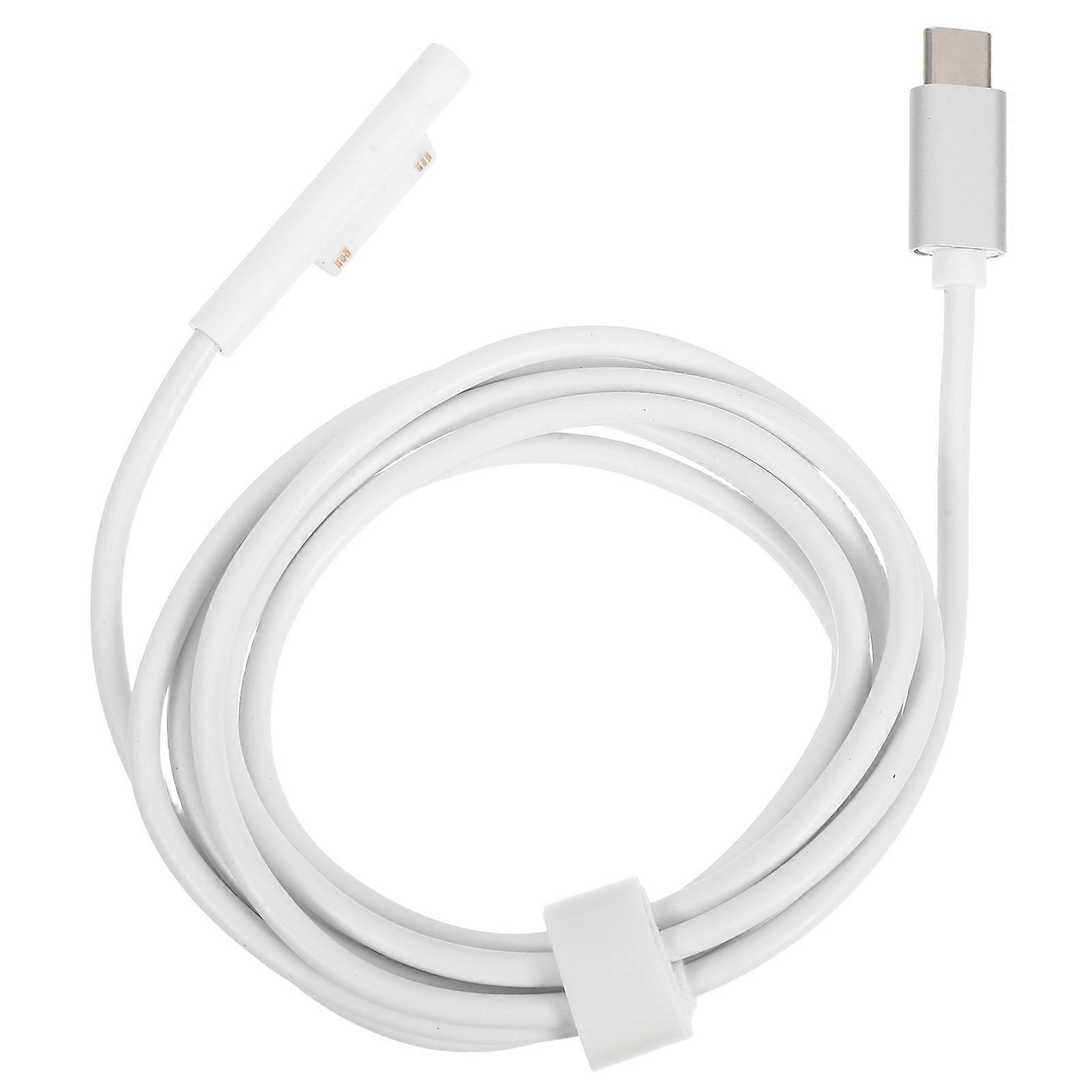 Power Supply Adapter Cable for Laptop Type C Conversion Cord 3Pcs White