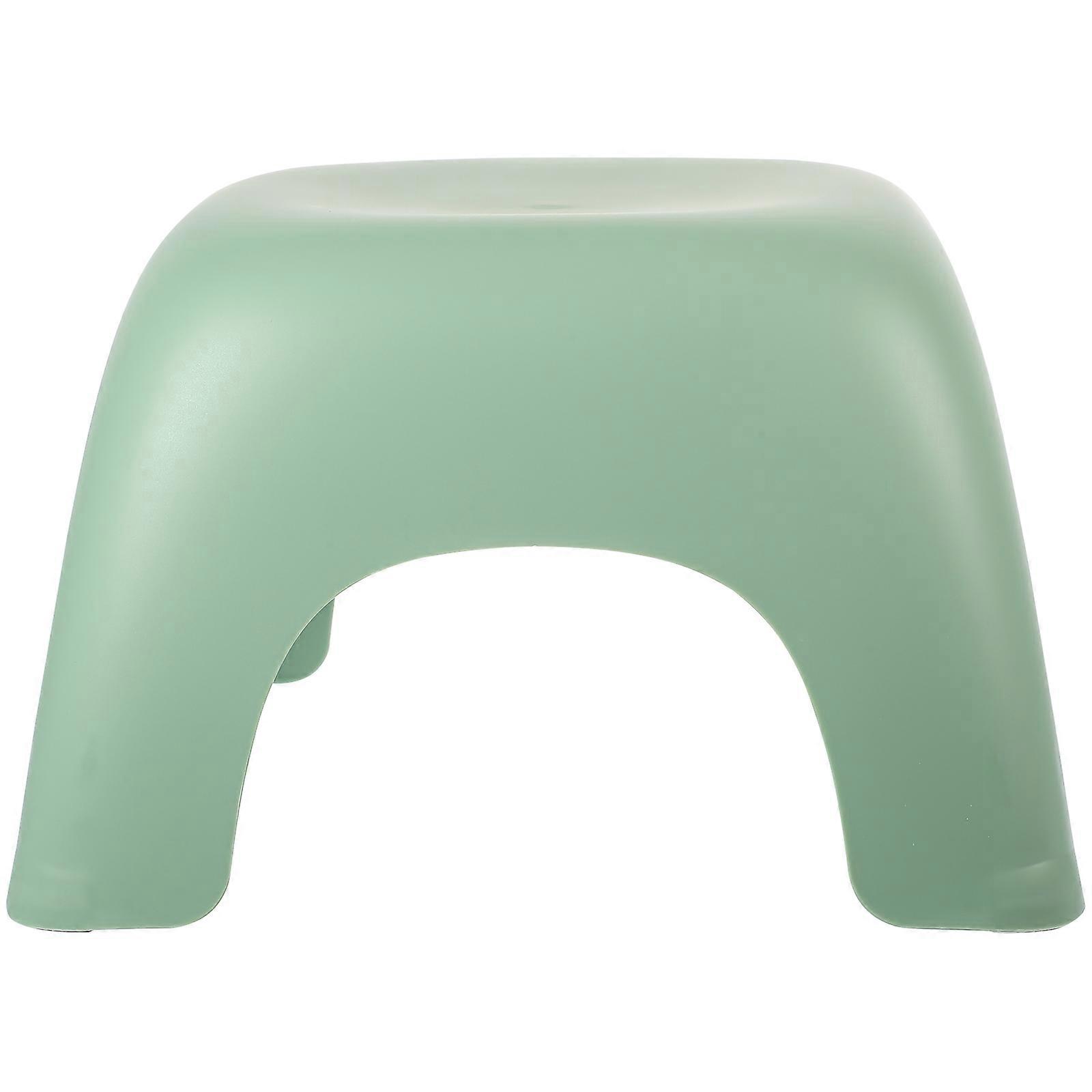 Household Stool Small Stool for Bath Use in Green PP Material