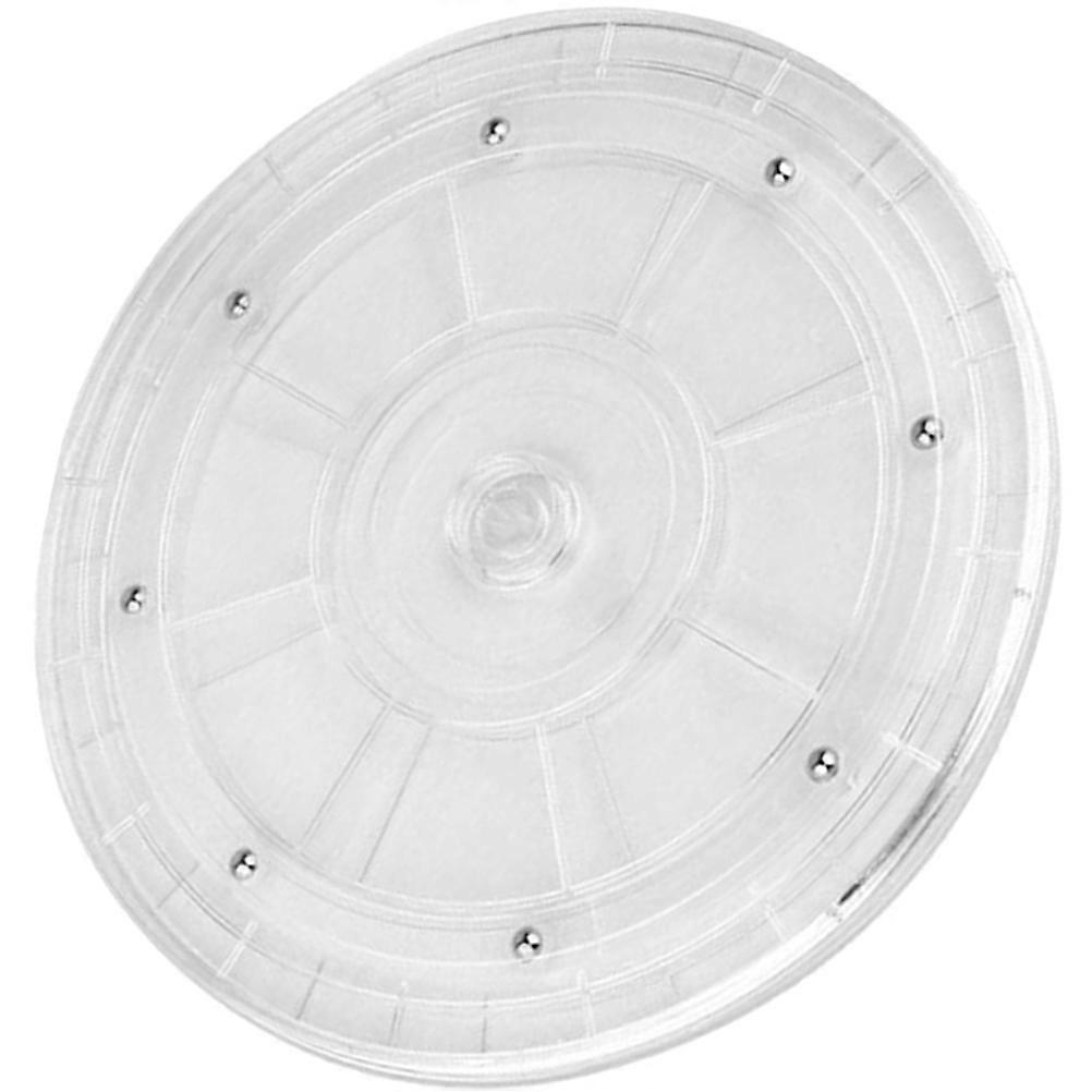 Clear Acrylic Turntable for Rotating Kitchen Spice Holder 4Pcs