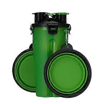 Dog Drinking Bottle 2-in-1, Foldable Travel Bowl Portable Water Bowls 26-27s