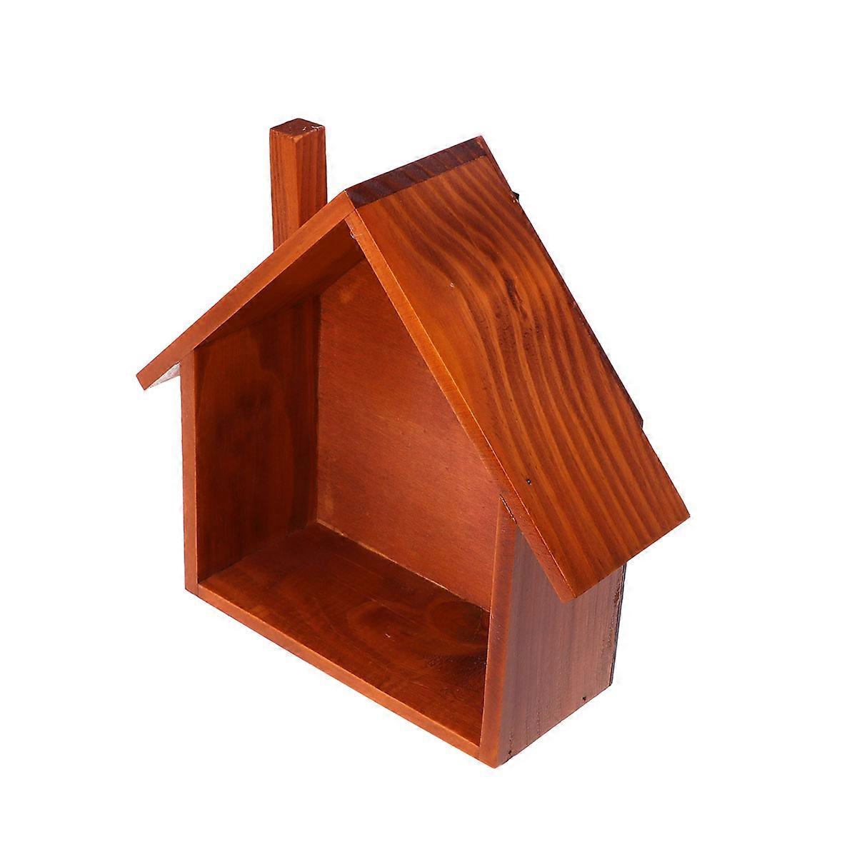 Wall Shelf Rack Small House Shaped Storage Organizer for Storage Use