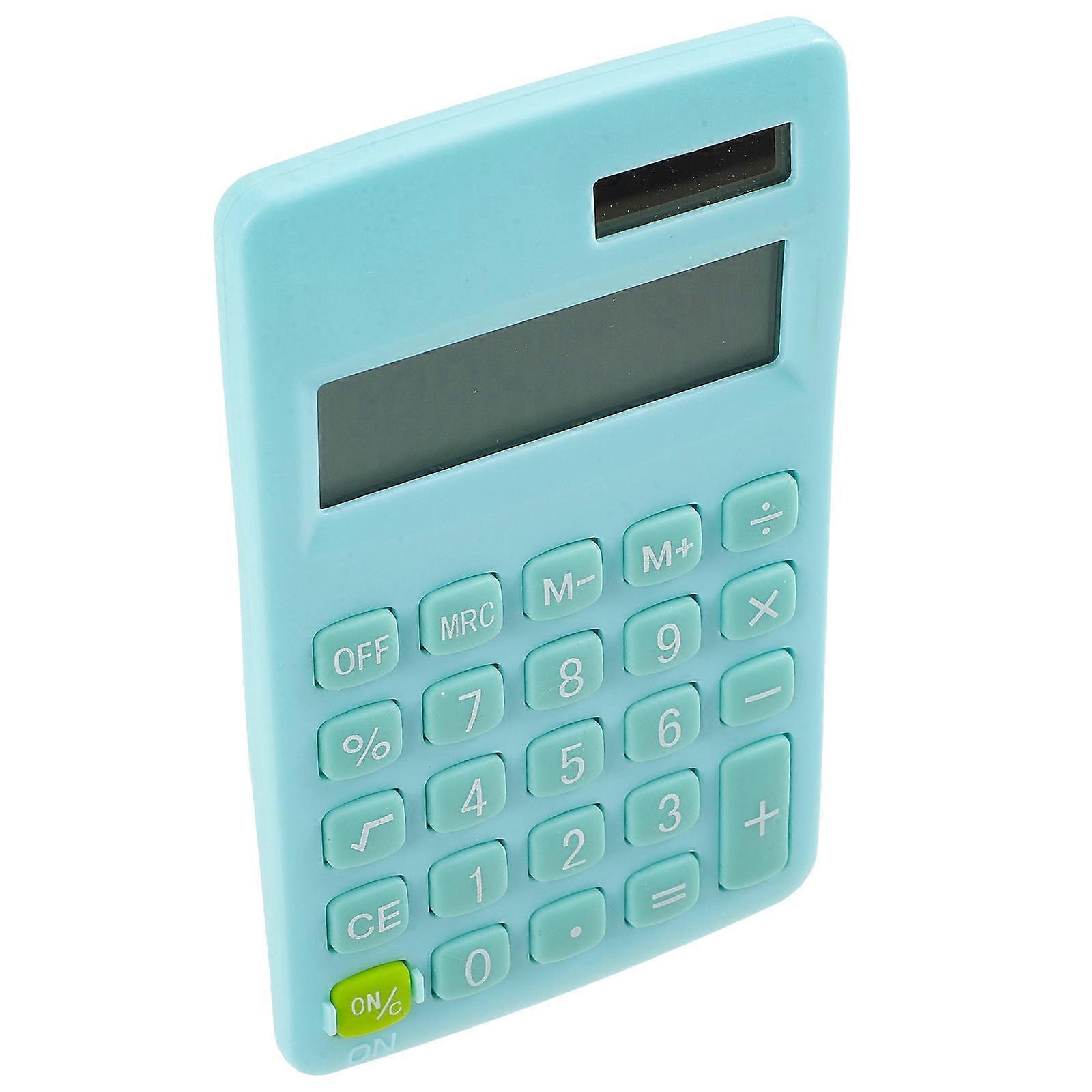 Dual Powered Small Calculator Student Learning Calculator 2Pcs for Calculating