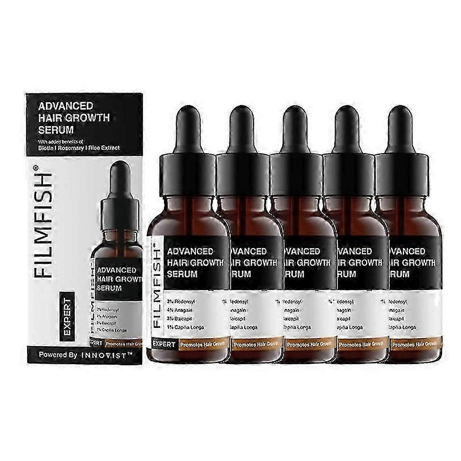 1-5x Bare Anatomy Avancerat hårväxtserum - 30ml
