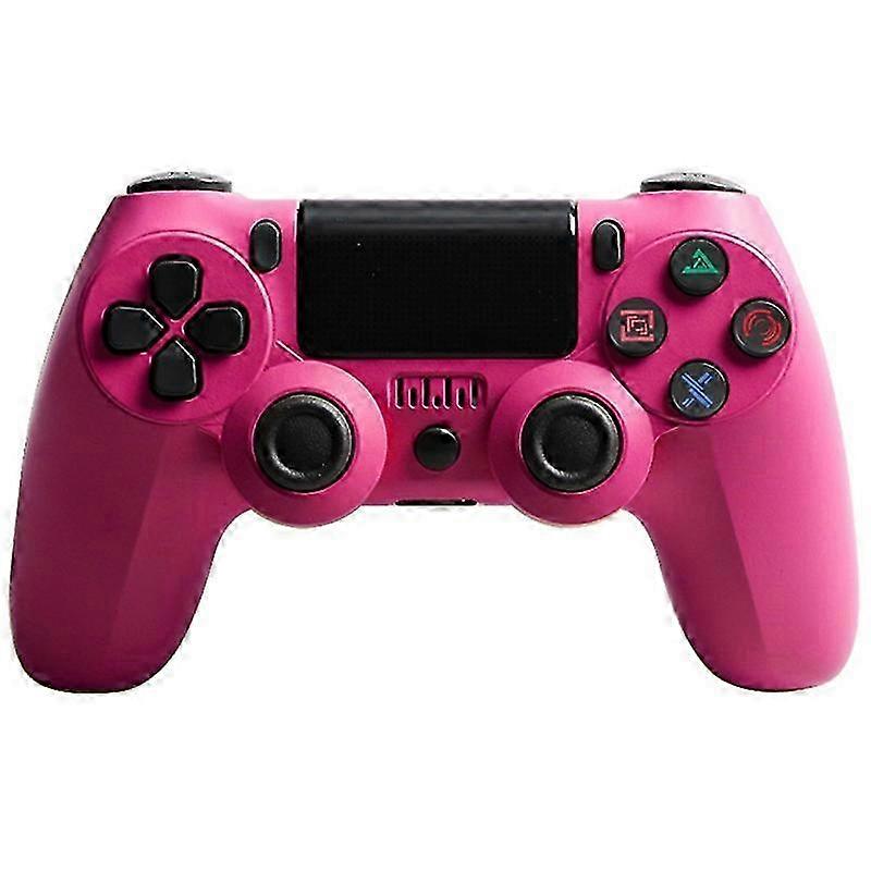 Wireless Bluetooth Controller for PS4 Dual Vibration Gamepad Portable Game Handle with Lightbar