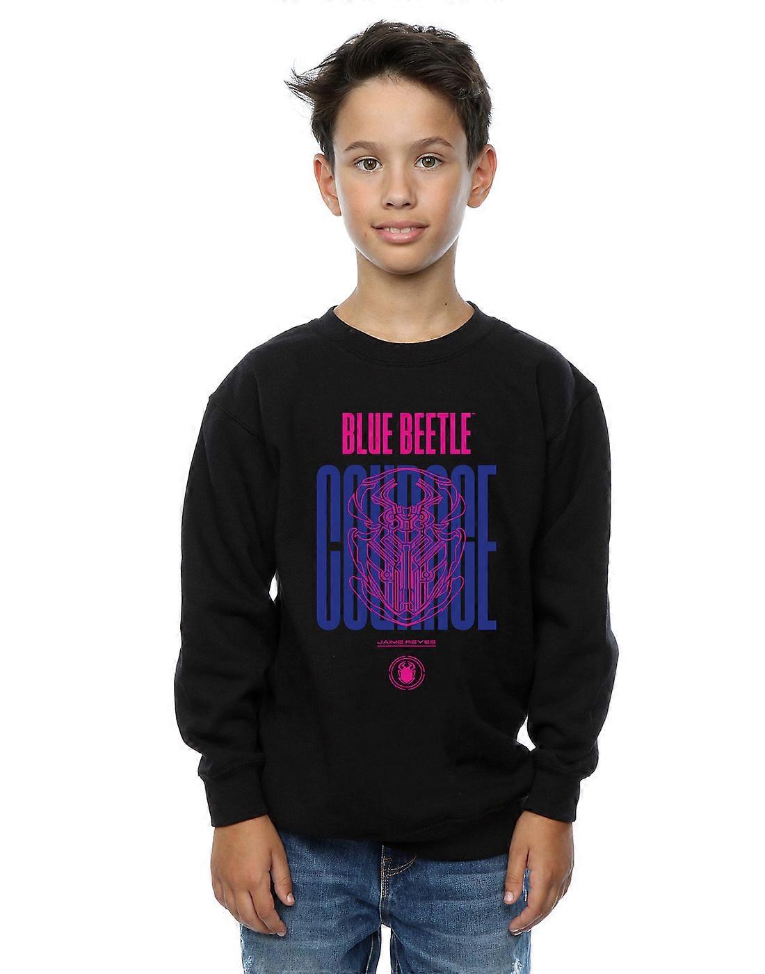 DC Comics Boys Blue Beetle Courage Sweatshirt