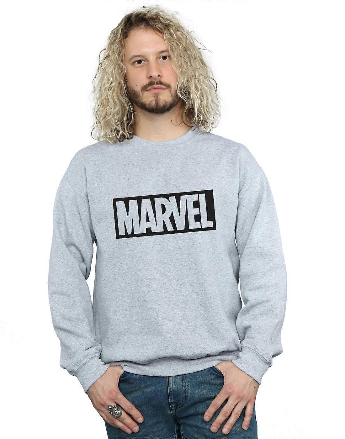 Marvel męska Bluza kontur Logo