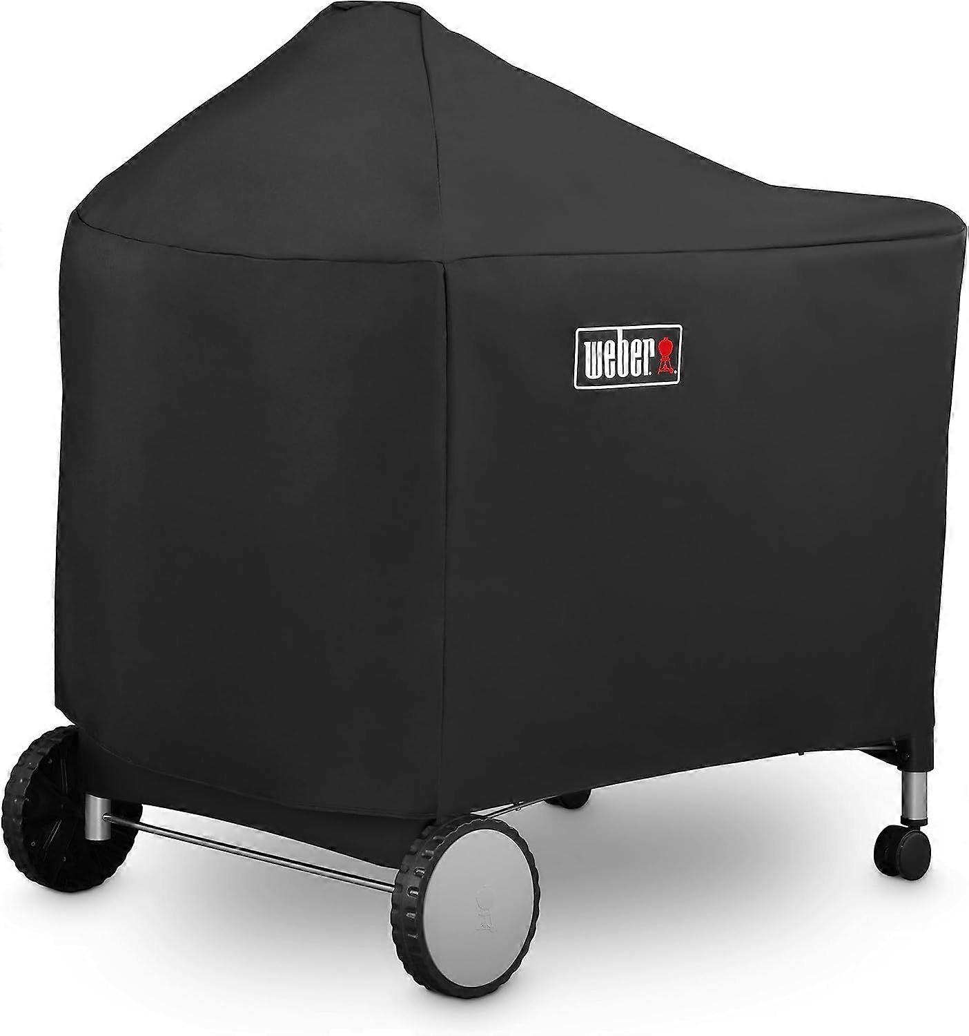 Capa para churrasqueira Weber Performer Charcoal Premium e Deluxe, 22 polegadas, preta.