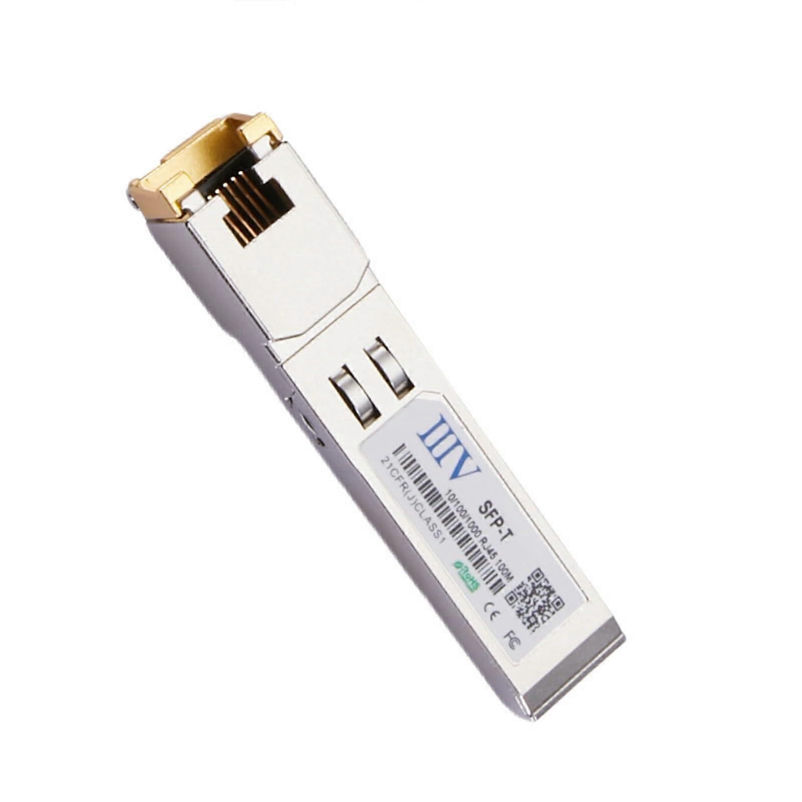 Gigabit Ethernet RJ45 SFP Module Hot Swappable for Office Networking and Energy Saving