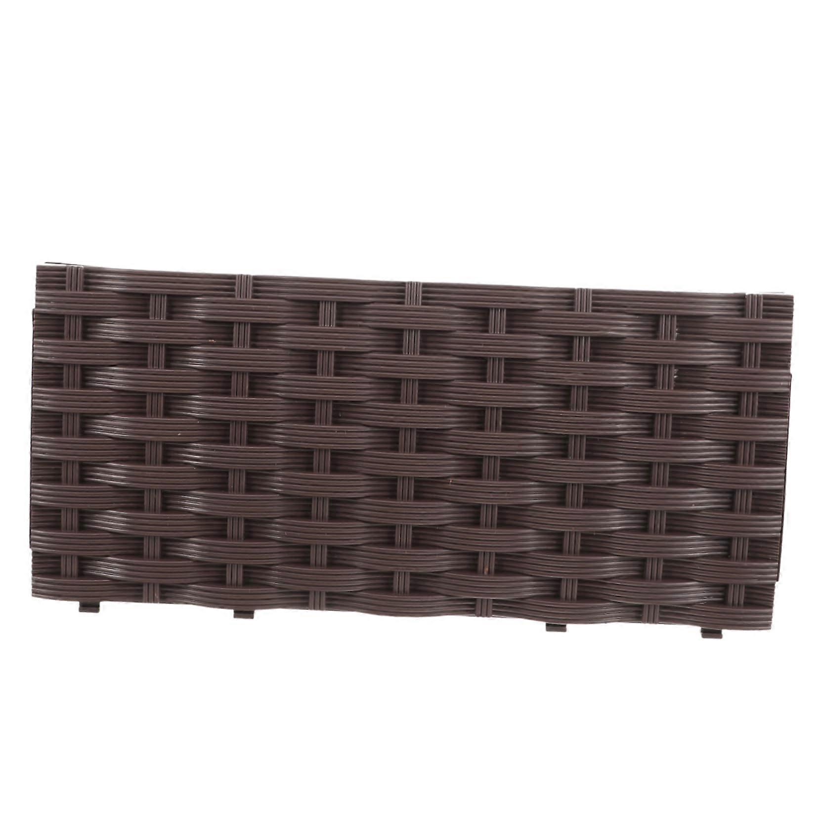 Balcony Planter Box Side Panel for Vegetables and Flowers, Durable Lightweight Plastic, Easy Install