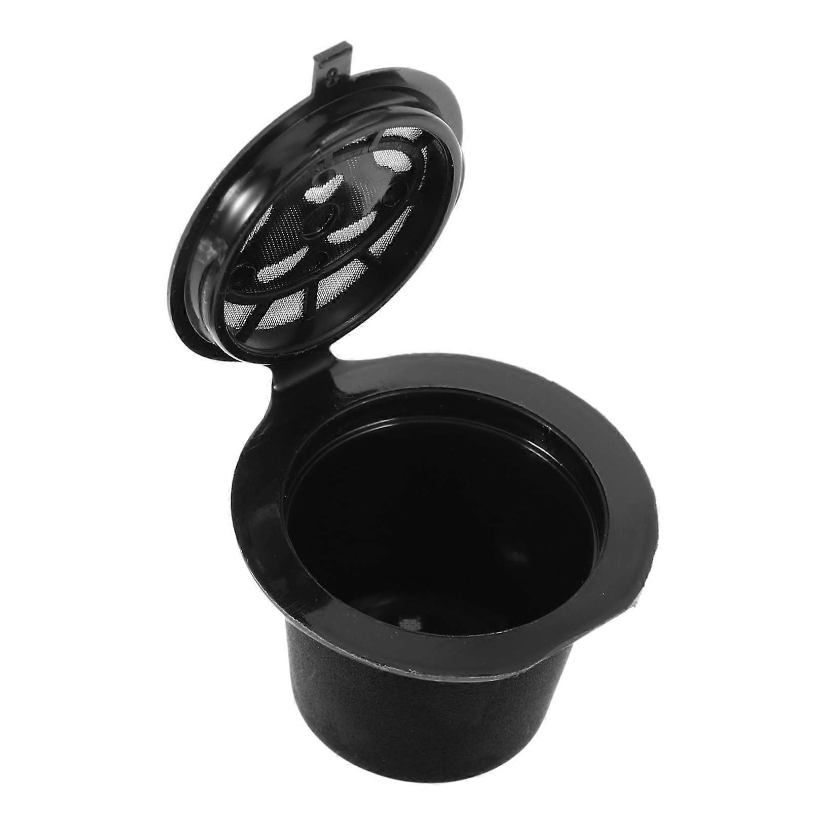 Reusable Coffee Filter Pod Stainless Steel Refillable Espresso Capsule Residue Brewing Cup