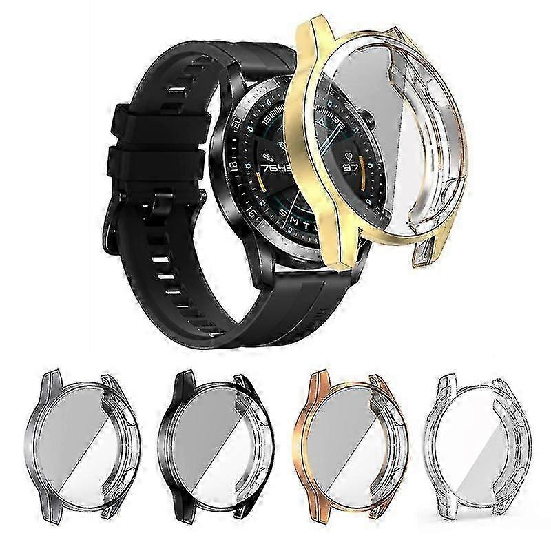 Huawei Watch GT2 42mm & 46mm TPU Protective Case, Full Coverage Flexible Screen Protector Shell