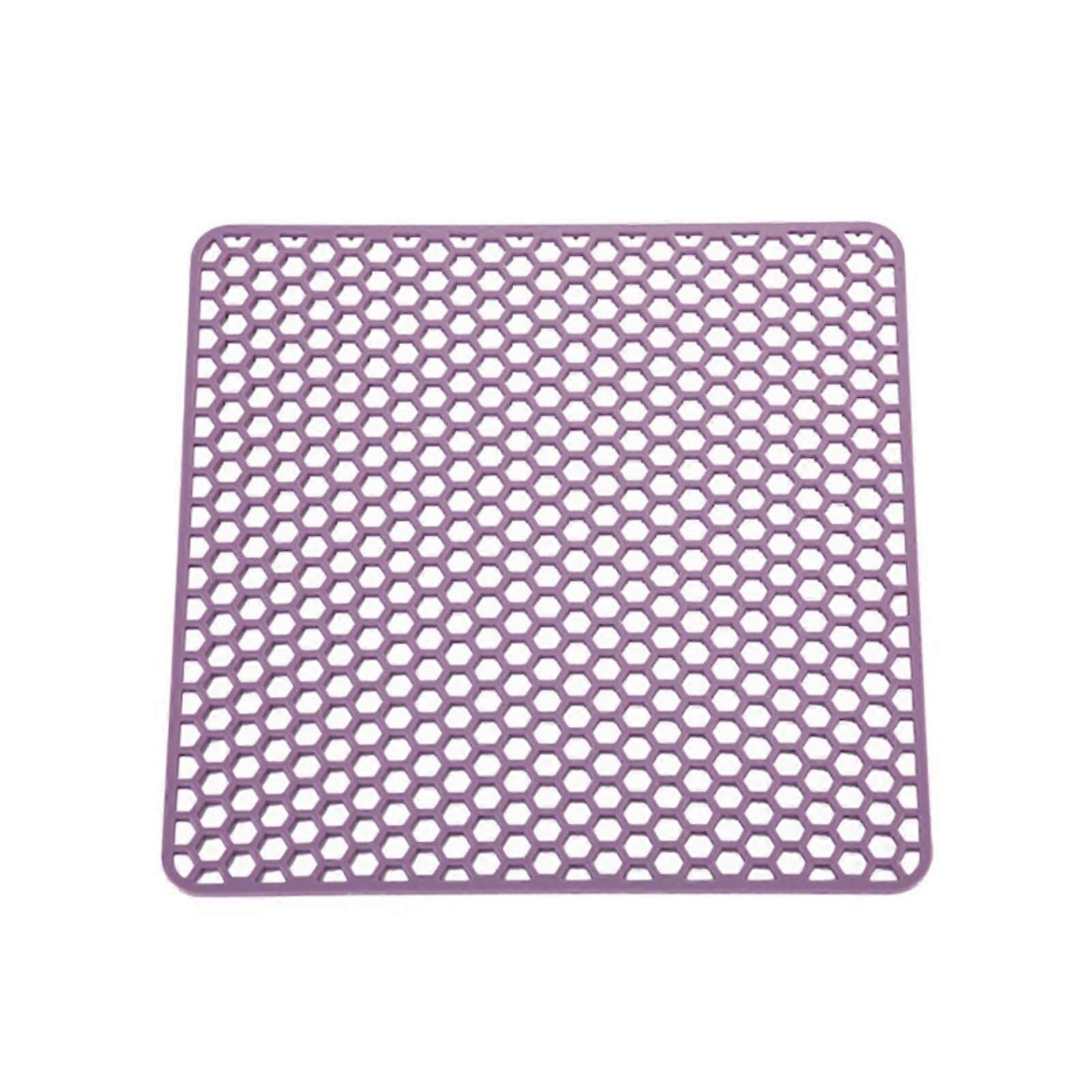 Kitchen Silicone Pad 30.5cm Oil Resistant Washable Flexible Mat with Hanging Loop Ref:9395