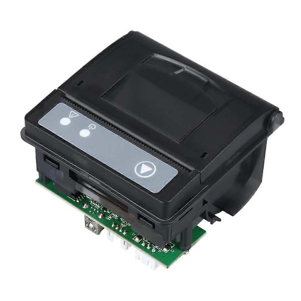 203dpi 80mm Thermal Receipt Printer with Embedded Design, USB RS232, 5V POS System Compatible