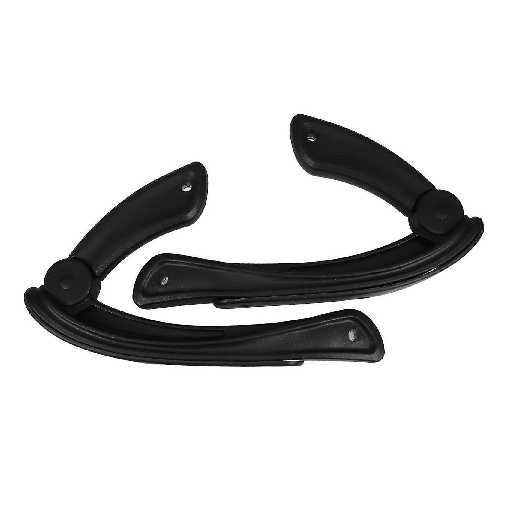 Office Chair Armrest Replacement Pads, Durable Plastic Arm Support for Computer Desk Chair Black