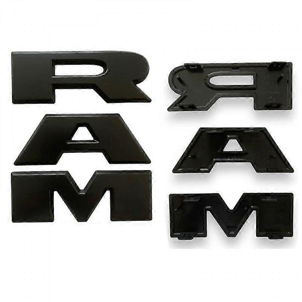 Dodge RAM 1500 Grille Logo Sticker ABS Modification Kit