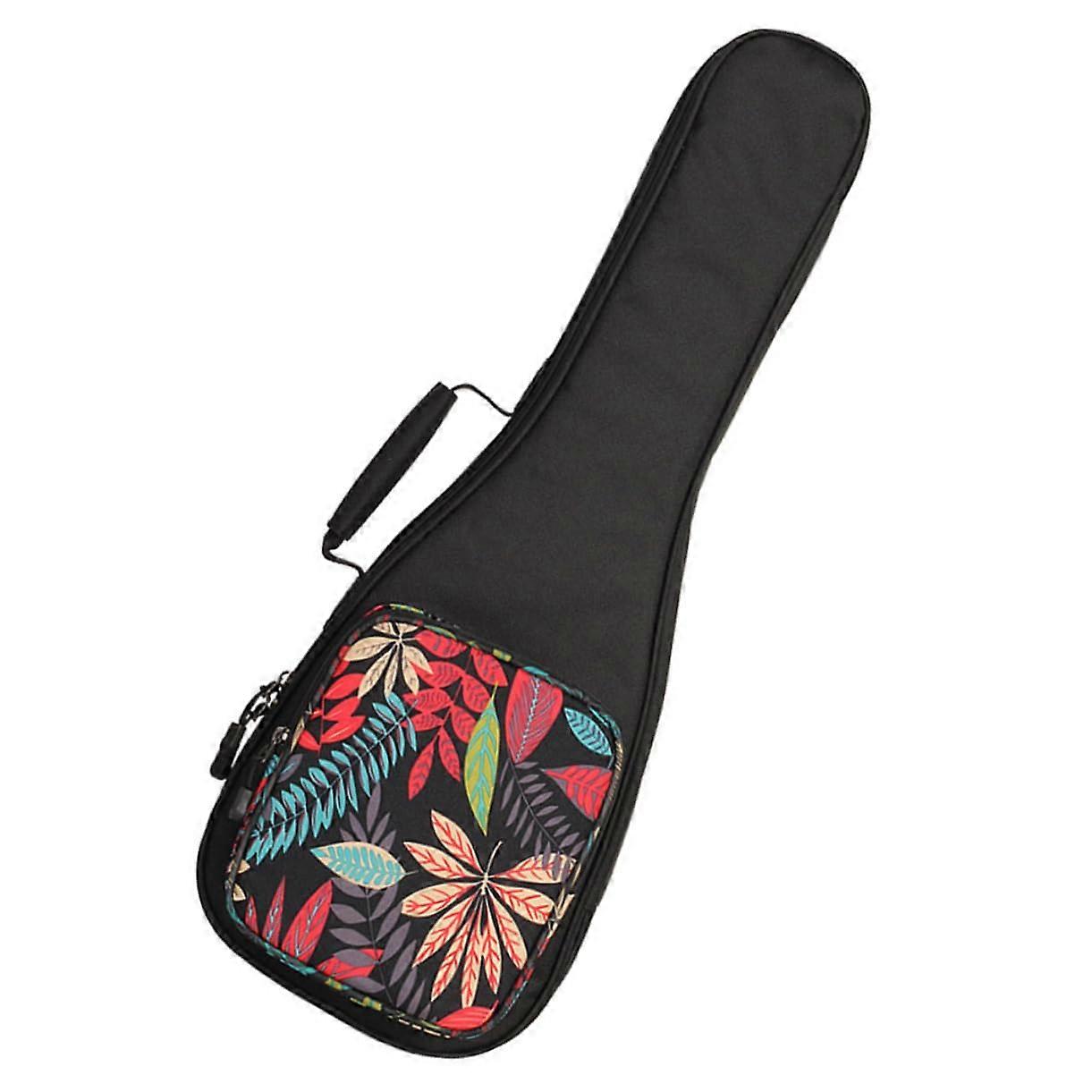 Ukulele Bag with Thick Padding, Waterproof Case, Shoulder Straps and Accessory Pockets for Travel